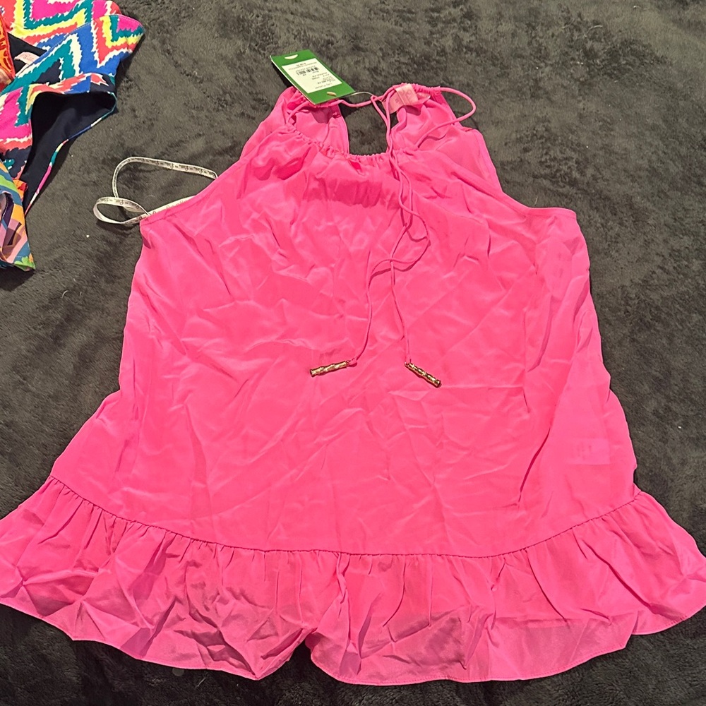 Lilly Pulitzer Pink Halter Top